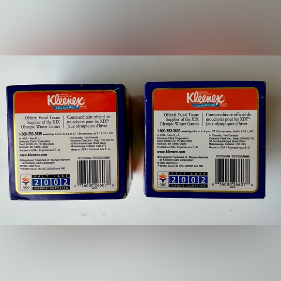 2002 Salt Lake Olympics Kleenex pair - Picture 3 of 8